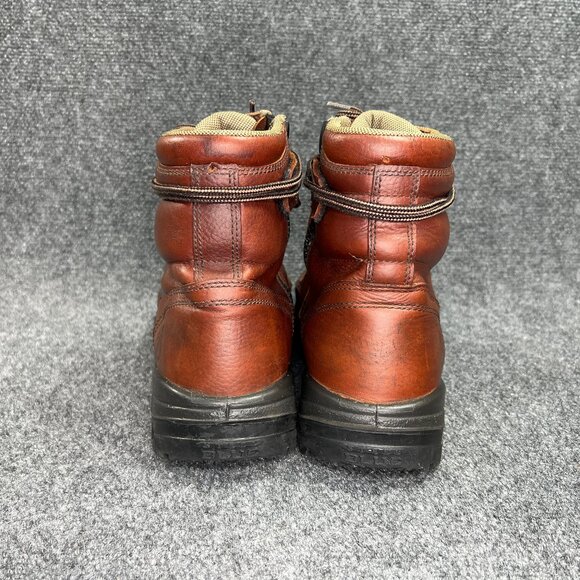 Steel Blue Argyle Met Bump 6" Waterproof MG Steel Toe Side Zipper Work Boots - Picture 6 of 15